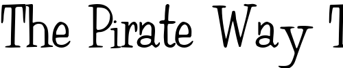 Font : Fair-Weather-Regular-ttnorm Custom Text : The Pirate Way Test your own text here Click to download or to view this font on a tshirt that can be custom printed in Bali