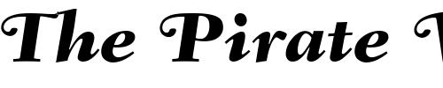 Font : Fairfield-LH-86-Swash-Heavy-Italic-Old-Style-Figures Custom Text : The Pirate Way Test your own text here Click to download or to view this font on a tshirt that can be custom printed in Bali