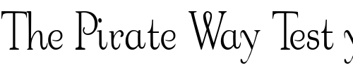Font : Fanciful-CondensedNormal Custom Text : The Pirate Way Test your own text here Click to download or to view this font on a tshirt that can be custom printed in Bali