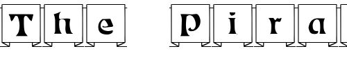Font : Fanfold Custom Text : The Pirate Way Test your own text here Click to download or to view this font on a tshirt that can be custom printed in Bali