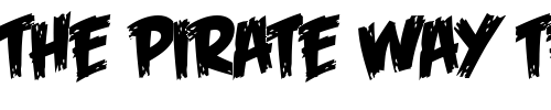 Font : Feast-of-Flesh-BB Custom Text : The Pirate Way Test your own text here Click to download or to view this font on a tshirt that can be custom printed in Bali