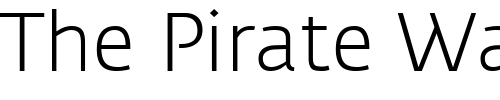 Font : Fedra-Sans-Light Custom Text : The Pirate Way Test your own text here Click to download or to view this font on a tshirt that can be custom printed in Bali