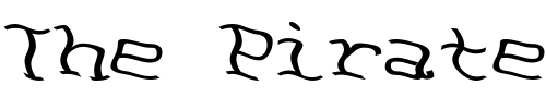 Font : FeggoliteDancing-Italic Custom Text : The Pirate Way Test your own text here Click to download or to view this font on a tshirt that can be custom printed in Bali