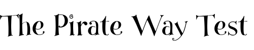 Font : FiddlestixSolid-Regular Custom Text : The Pirate Way Test your own text here Click to download or to view this font on a tshirt that can be custom printed in Bali