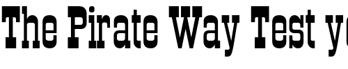 Font : Figaro-MT Custom Text : The Pirate Way Test your own text here Click to download or to view this font on a tshirt that can be custom printed in Bali