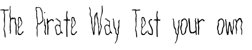 Font : Filamental Custom Text : The Pirate Way Test your own text here Click to download or to view this font on a tshirt that can be custom printed in Bali