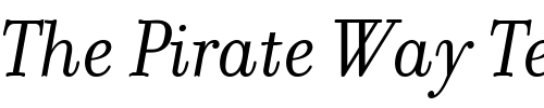 Font : FilosofiaItalic Custom Text : The Pirate Way Test your own text here Click to download or to view this font on a tshirt that can be custom printed in Bali
