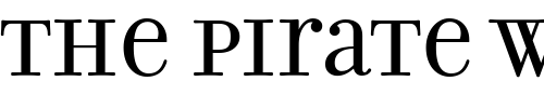 Font : FilosofiaUnicase Custom Text : The Pirate Way Test your own text here Click to download or to view this font on a tshirt that can be custom printed in Bali