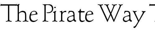 Font : FineTextLight Custom Text : The Pirate Way Test your own text here Click to download or to view this font on a tshirt that can be custom printed in Bali