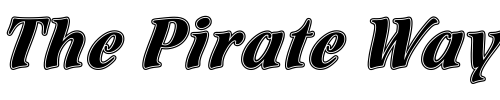 Font : Flamenco-Inline-LET-Plain-1 Custom Text : The Pirate Way Test your own text here Click to download or to view this font on a tshirt that can be custom printed in Bali