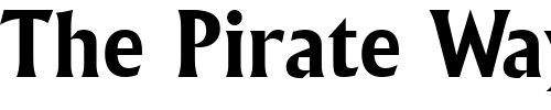 Font : Flareserif-821-Bold-BT Custom Text : The Pirate Way Test your own text here Click to download or to view this font on a tshirt that can be custom printed in Bali