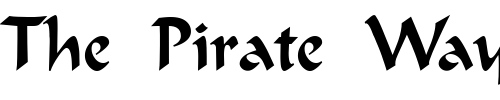 Font : FlatBrush-Condensed-Normal Custom Text : The Pirate Way Test your own text here Click to download or to view this font on a tshirt that can be custom printed in Bali