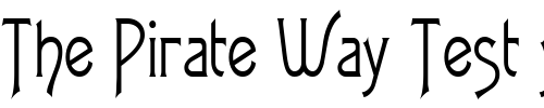 Font : Fletch-Condensed-Normal Custom Text : The Pirate Way Test your own text here Click to download or to view this font on a tshirt that can be custom printed in Bali