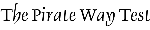 Font : Flipper Custom Text : The Pirate Way Test your own text here Click to download or to view this font on a tshirt that can be custom printed in Bali