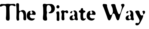 Font : FloMotion Custom Text : The Pirate Way Test your own text here Click to download or to view this font on a tshirt that can be custom printed in Bali