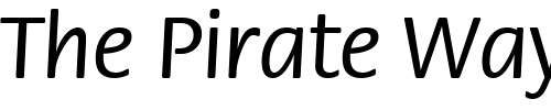 Font : Flora-ICG Custom Text : The Pirate Way Test your own text here Click to download or to view this font on a tshirt that can be custom printed in Bali