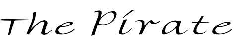 Font : Florence-Light-Ex Custom Text : The Pirate Way Test your own text here Click to download or to view this font on a tshirt that can be custom printed in Bali