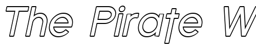 Font : Florencesans-Outline-Italic Custom Text : The Pirate Way Test your own text here Click to download or to view this font on a tshirt that can be custom printed in Bali