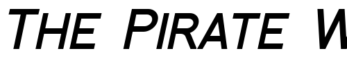Font : Florencesans-SC-Bold-Italic Custom Text : The Pirate Way Test your own text here Click to download or to view this font on a tshirt that can be custom printed in Bali