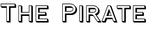 Font : Florencesans-SC-Shaded Custom Text : The Pirate Way Test your own text here Click to download or to view this font on a tshirt that can be custom printed in Bali