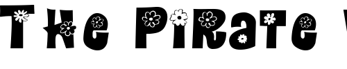 Font : FlowerPowerExtended-Normal Custom Text : The Pirate Way Test your own text here Click to download or to view this font on a tshirt that can be custom printed in Bali