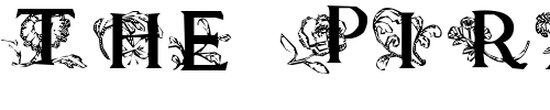 Font : Flowers-Initials Custom Text : The Pirate Way Test your own text here Click to download or to view this font on a tshirt that can be custom printed in Bali