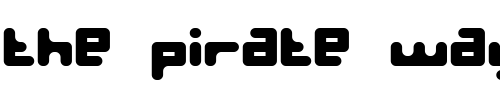 Font : Fluffster Custom Text : The Pirate Way Test your own text here Click to download or to view this font on a tshirt that can be custom printed in Bali
