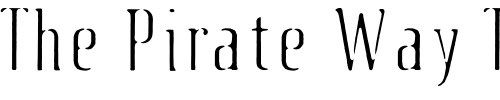 Font : Fluid-light Custom Text : The Pirate Way Test your own text here Click to download or to view this font on a tshirt that can be custom printed in Bali