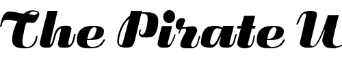Font : FluidumBold-Regular Custom Text : The Pirate Way Test your own text here Click to download or to view this font on a tshirt that can be custom printed in Bali