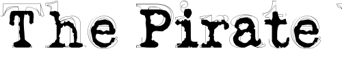 Font : Fluoxetine Custom Text : The Pirate Way Test your own text here Click to download or to view this font on a tshirt that can be custom printed in Bali