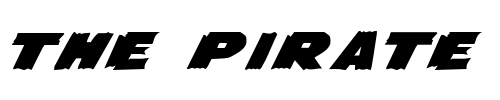 Font : Flying-Leatherneck-Expanded Custom Text : The Pirate Way Test your own text here Click to download or to view this font on a tshirt that can be custom printed in Bali