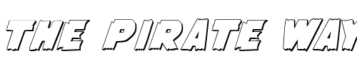 Font : Flying-Leatherneck-Outline Custom Text : The Pirate Way Test your own text here Click to download or to view this font on a tshirt that can be custom printed in Bali