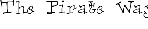 Font : Focaccia Custom Text : The Pirate Way Test your own text here Click to download or to view this font on a tshirt that can be custom printed in Bali