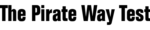 Font : FolioTEEBolCon Custom Text : The Pirate Way Test your own text here Click to download or to view this font on a tshirt that can be custom printed in Bali
