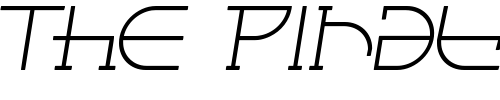 Font : Fontcop-II Custom Text : The Pirate Way Test your own text here Click to download or to view this font on a tshirt that can be custom printed in Bali