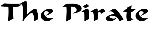 Font : FormalistScript-Wide Custom Text : The Pirate Way Test your own text here Click to download or to view this font on a tshirt that can be custom printed in Bali