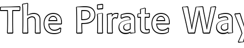 Font : Formata-Outline Custom Text : The Pirate Way Test your own text here Click to download or to view this font on a tshirt that can be custom printed in Bali
