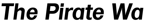 Font : Formula-DemiBoldIta Custom Text : The Pirate Way Test your own text here Click to download or to view this font on a tshirt that can be custom printed in Bali