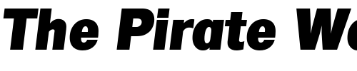 Font : Formula-ExtraBoldIta Custom Text : The Pirate Way Test your own text here Click to download or to view this font on a tshirt that can be custom printed in Bali