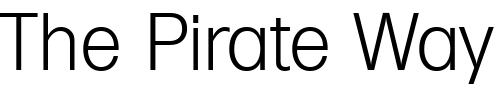 Font : Formula-Serial-Light-Regular Custom Text : The Pirate Way Test your own text here Click to download or to view this font on a tshirt that can be custom printed in Bali