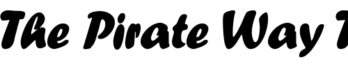 Font : Forte-Regular Custom Text : The Pirate Way Test your own text here Click to download or to view this font on a tshirt that can be custom printed in Bali
