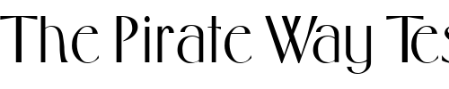 Font : Foster-Regular Custom Text : The Pirate Way Test your own text here Click to download or to view this font on a tshirt that can be custom printed in Bali
