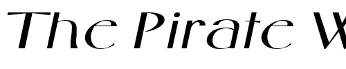 Font : FosterExpanded-Italic Custom Text : The Pirate Way Test your own text here Click to download or to view this font on a tshirt that can be custom printed in Bali