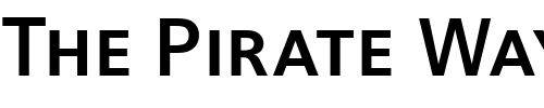 Font : FoundrySterling-DemiExpert Custom Text : The Pirate Way Test your own text here Click to download or to view this font on a tshirt that can be custom printed in Bali