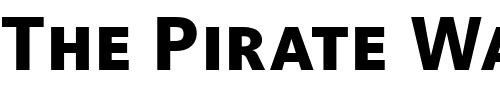 Font : FoundrySterling-ExtraBldExpert Custom Text : The Pirate Way Test your own text here Click to download or to view this font on a tshirt that can be custom printed in Bali