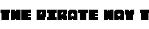 Font : FourJuly Custom Text : The Pirate Way Test your own text here Click to download or to view this font on a tshirt that can be custom printed in Bali