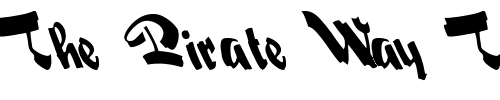 Font : Fox-Script-Lefty Custom Text : The Pirate Way Test your own text here Click to download or to view this font on a tshirt that can be custom printed in Bali