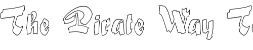 Font : Fox-Script-Open Custom Text : The Pirate Way Test your own text here Click to download or to view this font on a tshirt that can be custom printed in Bali
