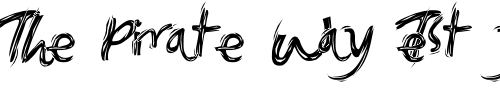 Font : FoxGrunge2 Custom Text : The Pirate Way Test your own text here Click to download or to view this font on a tshirt that can be custom printed in Bali