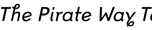 Font : FoxRegularItalic Custom Text : The Pirate Way Test your own text here Click to download or to view this font on a tshirt that can be custom printed in Bali